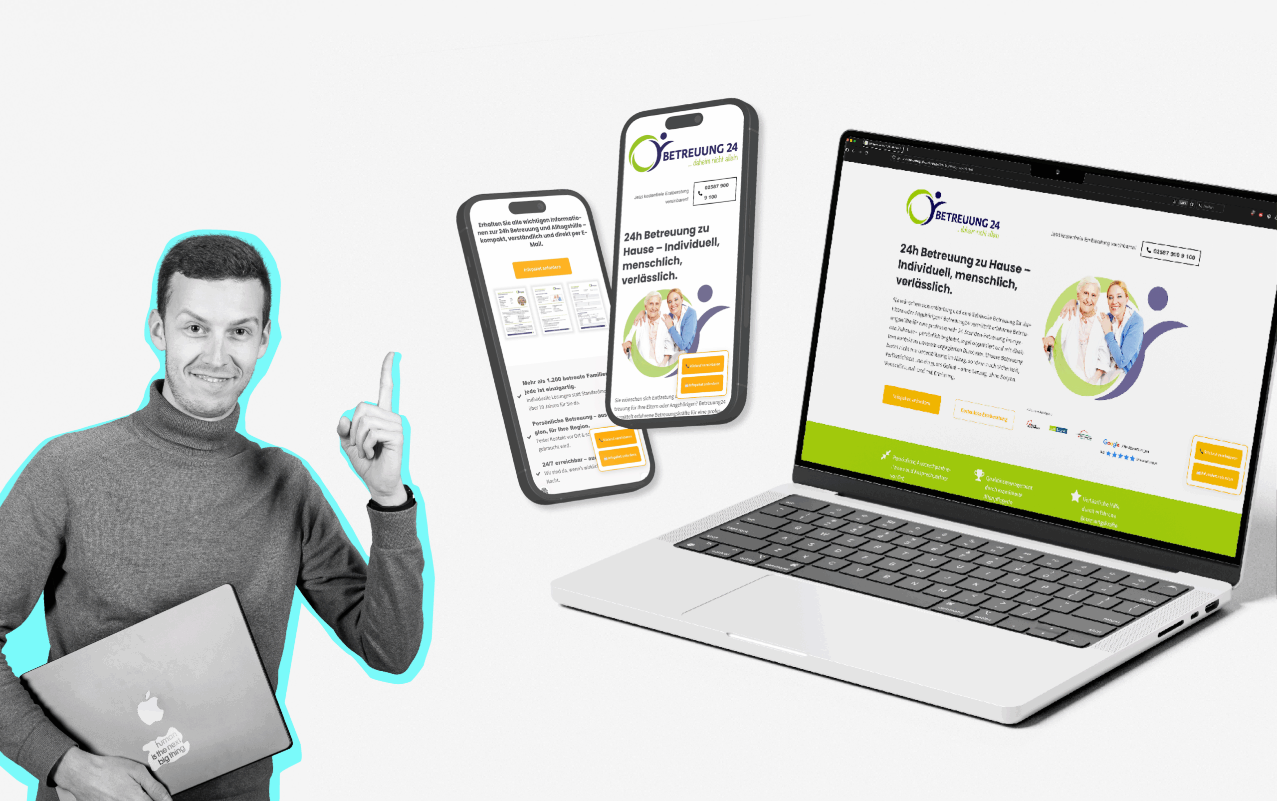 Landingpage für Betreuung 24 aus Ennigerloh