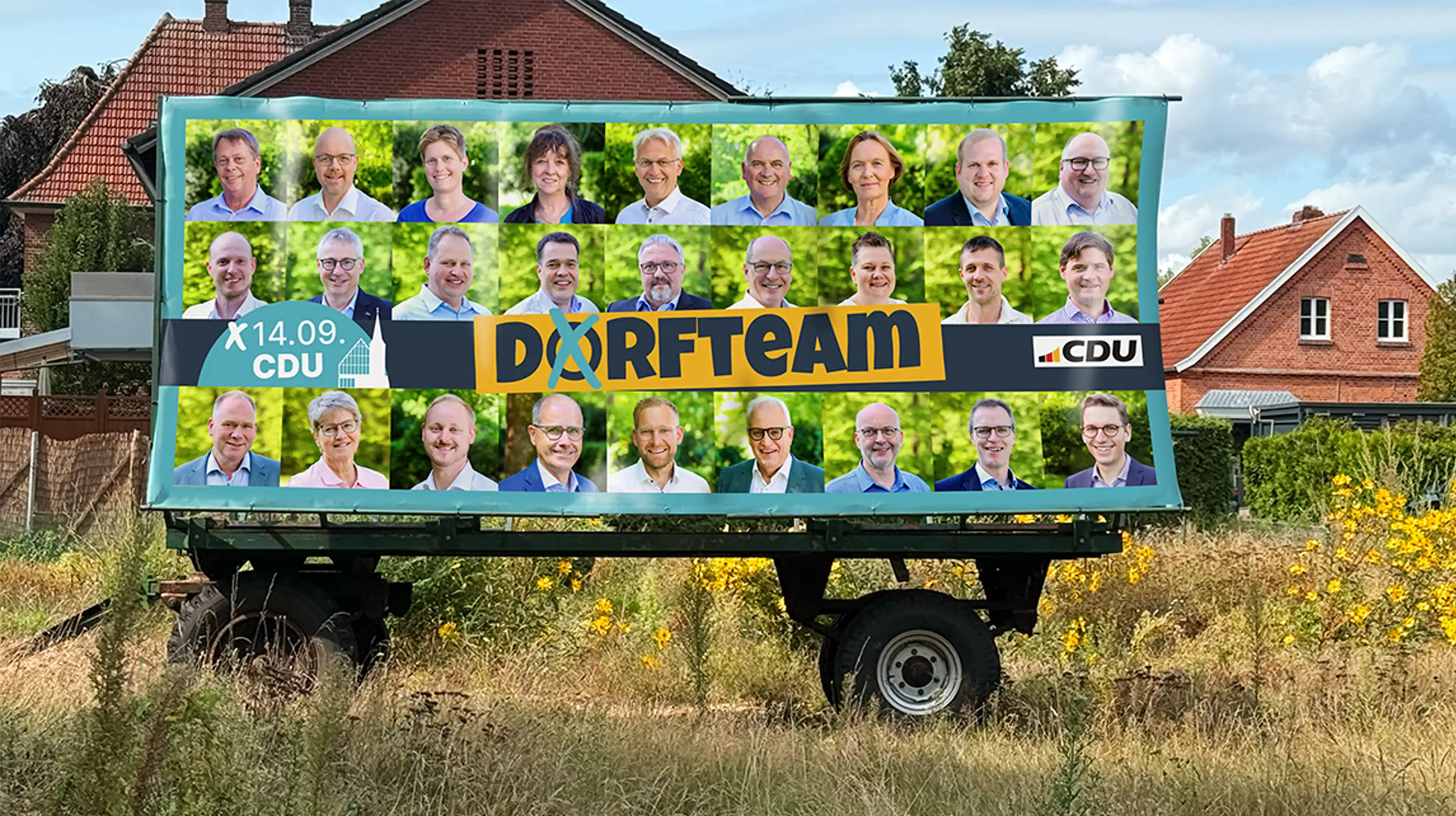 Aufbau des LMC Heimspiel Mitarbeiterevents